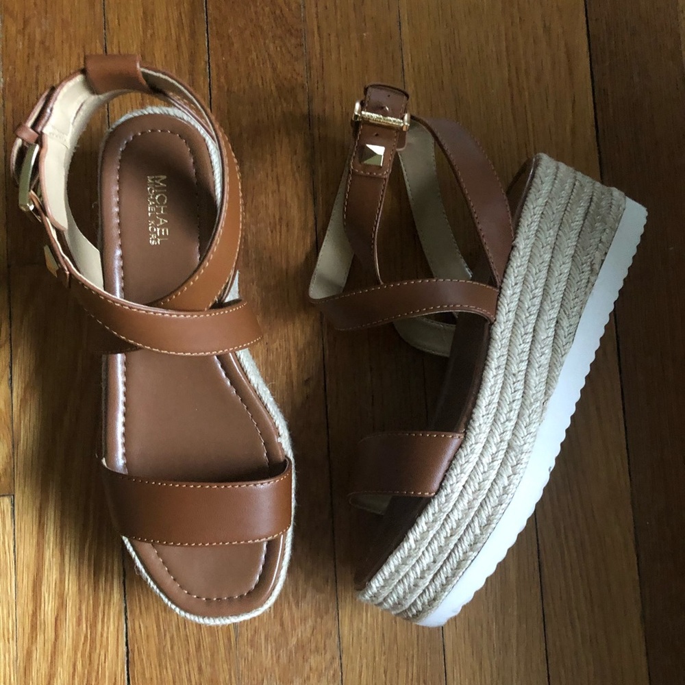 Michael Michael KORS wedges! NEVER BEEN WORN